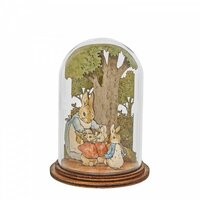 Beatrix Potter Domes - Mrs. Rabbit with Flopsy, Mopsy, Cotton Tail and Peter