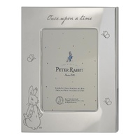 Beatrix Potter New Baby - Silver Plated Christening Photo Frame