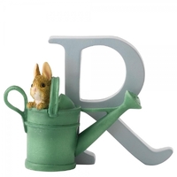 Beatrix Potter Alphabet - R - Peter Rabbit in Watering Can