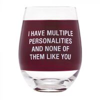 Wine Glass - Multiple Personalities