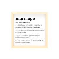 De.fined Framed Art - Marriage