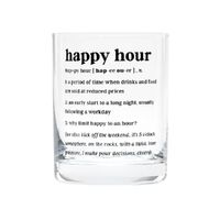 De.fined Rocks Glass - Happy Hour