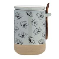 Davis & Waddell Beetanical Flower Canister With Spoon