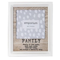 Emporium Familia Photo Frame - 4x4inch