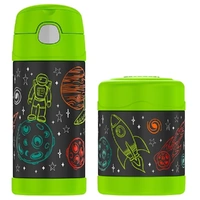 Thermos Funtainer Drink Bottle & Food Jar Bundle - Astronaut