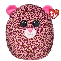 Beanie Boos Squish-a-Boo - Lainey the Pink Leopard 14"