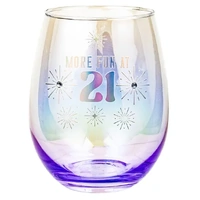 Holographic Stemless Glass - 21st