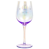 Holographic Wine Glass - 60th