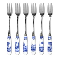 Spode Blue Italian - Pastry Fork (Set of 6)