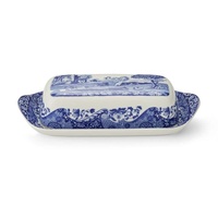 Spode Blue Italian - Butter Dish