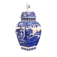 Spode Blue Italian Archive - Mini Vase - 15cm
