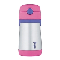 Thermos Foogo Drink Bottle with Straw 290ml Pink