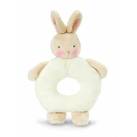 Bunnies By The Bay Ring Rattle - White Bunny