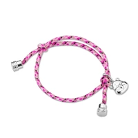 Couture Kingdom - Care Bears - Corded Charm Bracelet Silver