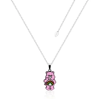 Couture Kingdom - Care Bears - Cheer Bear Belly Badge Enamel Necklace