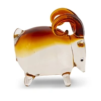 Russell Collection Glass Ornament - Aries Ram