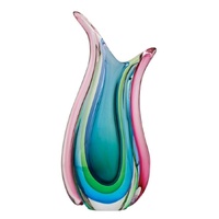 Zibo Glass Vase - Rainbow