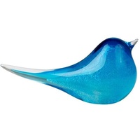 Zibo Glass Ornament - Blue Wren
