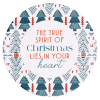 Splosh Christmas - Christmas Heart Ceramic Coaster