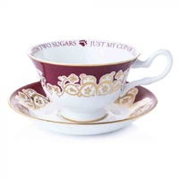English Ladies Charlie Bear - Just My Cup Of Tea Cup & Saucer Set
