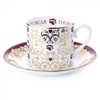 English Ladies Charlie Bear - Always Room For One More Cup & Saucer Set
