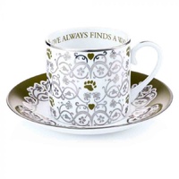 English Ladies Charlie Bear - Labyrinth Love Always Finds A Way Cup & Saucer Set