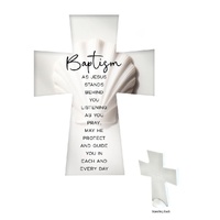 Ceramic Cross - Baptism