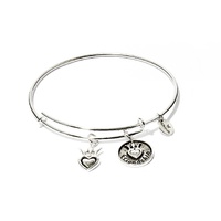 Chrysalis Friend & Family Collection - Friendship Expandable Bangle Rhodium