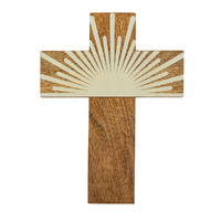 Coast To Coast Home - Décor Cross Elio Wood 15X20cm