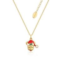 Disney Couture Kingdom - Minnie Mouse - Holiday Necklace Yellow Gold