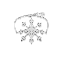 Disney Couture Kingdom - Frozen 2 - Elsa Snowflake Bracelet White Gold