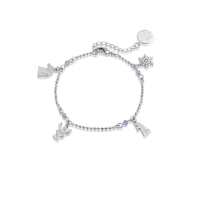 Disney Couture Kingdom  Junior - Frozen 2 - Charm Bracelet White Gold