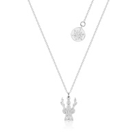 Couture Kingdom - Disney Junior - Frozen 2 Olaf and Sven Necklace White Gold