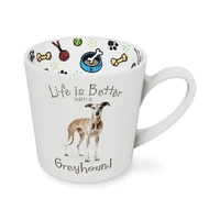 I Love My Greyhound Mug