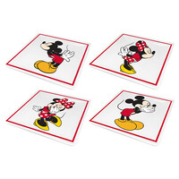 Disney - Mickey and Minnie Mouse Ceramic Plates Set of 4