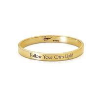 Disney Couture Kingdom Junior - Tangled - Rapunzel Follow Your Own Light Bangle Yellow Gold
