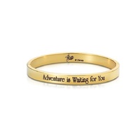 Disney Couture Kingdom Junior - Beauty And The Beast - Princess Belle Adventure Is Waiting For You Bangle Yellow Gold