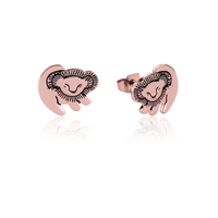Disney Couture Kingdom - The Lion King - Simba Stud Earrings Rose Gold