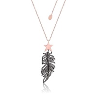 Couture Kingdom - Disney - Dumbo Magic Feather Necklace Rose Gold