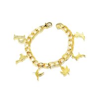 Disney Couture Kingdom - Pocahontas Charm Bracelet Yellow Gold