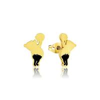 Disney Couture Kingdom - Winnie the Pooh - Hunny Drip Stud Earrings Yellow Gold