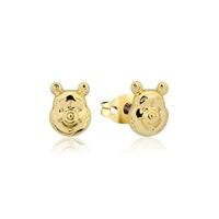 Disney Couture Kingdom - Winnie the Pooh - Pooh Stud Earrings Yellow Gold