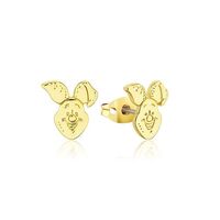 Disney Couture Kingdom - Winnie the Pooh - Piglet Stud Earrings Yellow Gold