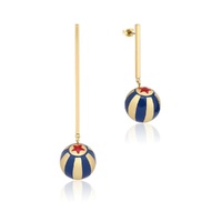 Disney Couture Kingdom - Dumbo - Circus Ball Drop Earrings Yellow Gold