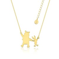 Disney Couture Kingdom - Winnie the Pooh - Pooh & Piglet Necklace Yellow Gold