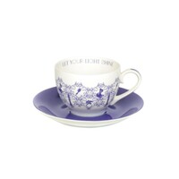 English Ladies Rapunzel - Colour Story Cup And Saucer - Tea Set