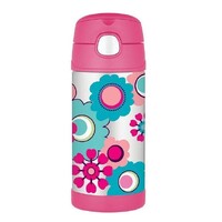 Thermos Funtainer Drink Bottle 355ml Flower