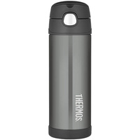 Thermos Funtainer Drink Bottle 470ml Charcoal (eBay Copy)