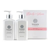 Tilley Body Wash & Body Lotion Gift Set - Pink Lychee
