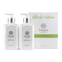 Tilley Body Wash & Body Lotion Gift Set - Coconut & Lime